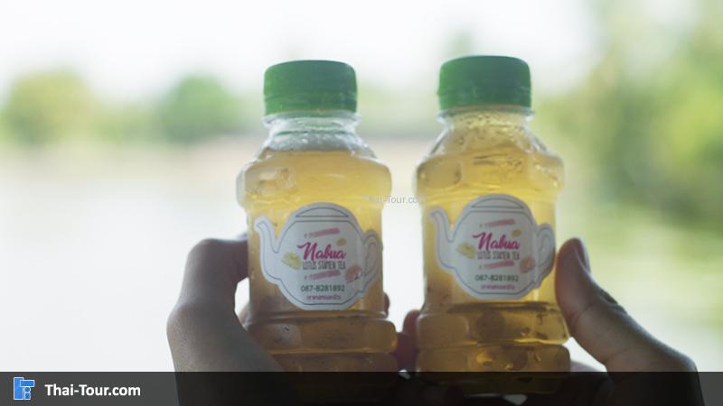 เครื่องดื่มจากเกสรบดอกบัว