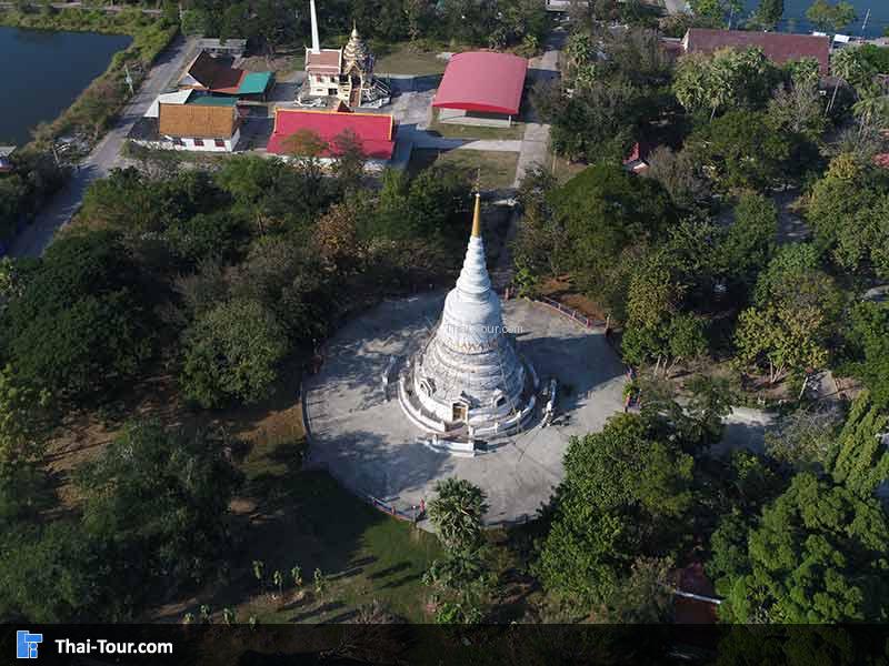 วิวมุมสูงด้านบน วัดศาลาทอง