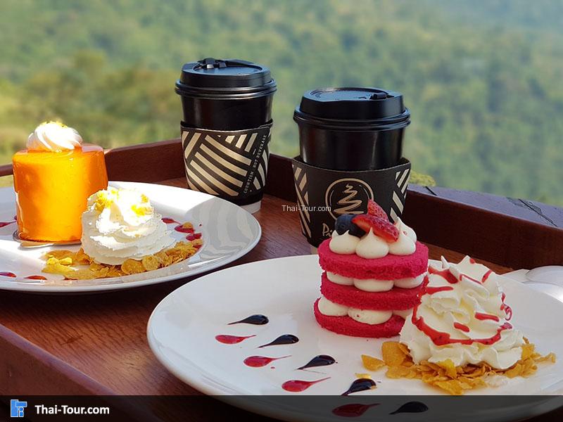 กาแฟกับเค้ก ทานกับวิวสวยๆ