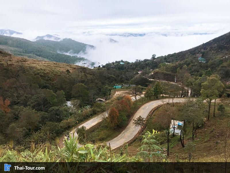 เส้นทางถนน ดอยผาตั้ง