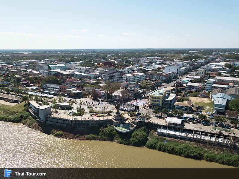 ภาพมุมสูงรอบ ๆ พญานาคเจ็ดเศียร