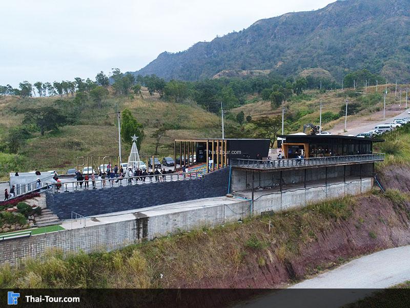 บรรยากาศกล้องมุมสูงด้านบน