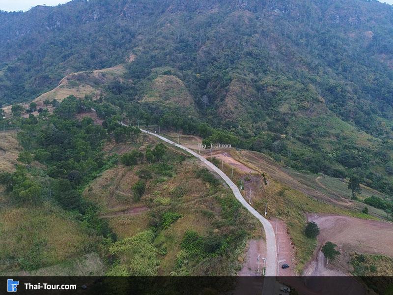 บรรยากาศกล้องมุมสูงด้านบน