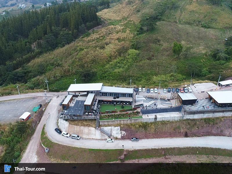 บรรยากาศกล้องมุมสูงด้านบน