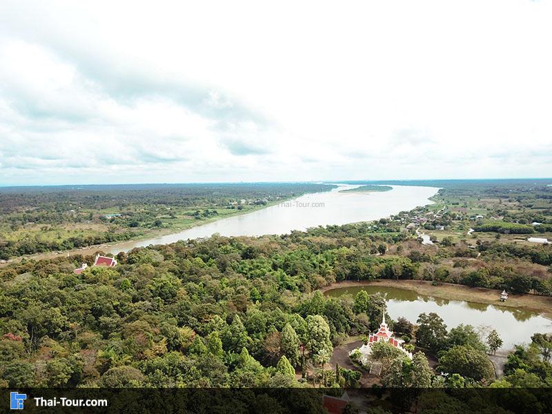 วัดหินหมากเป้ง วิวมุมสูง