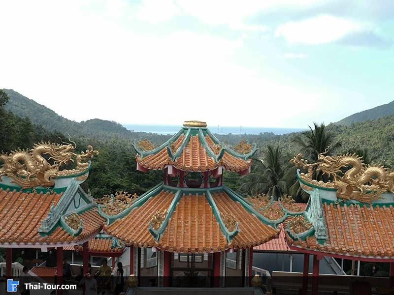 วิวด้านบนของศาลเจ้าแม่กวนอิม