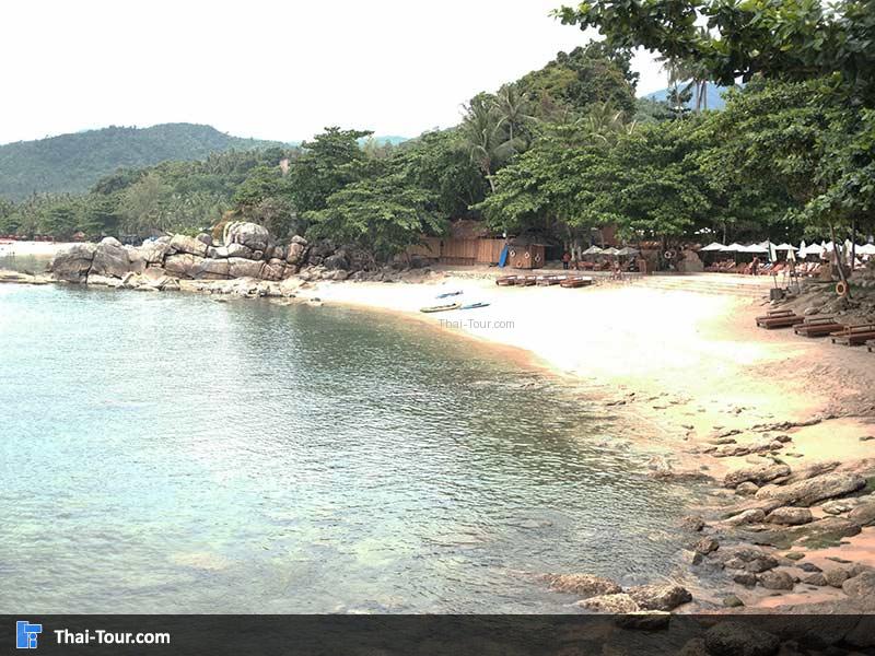 หน้าชายหาดของอ่าวทองนายปาน