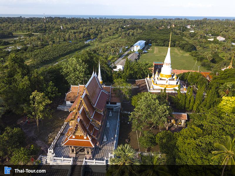 รุูปภาพมุมสูง วัดพะโคะ