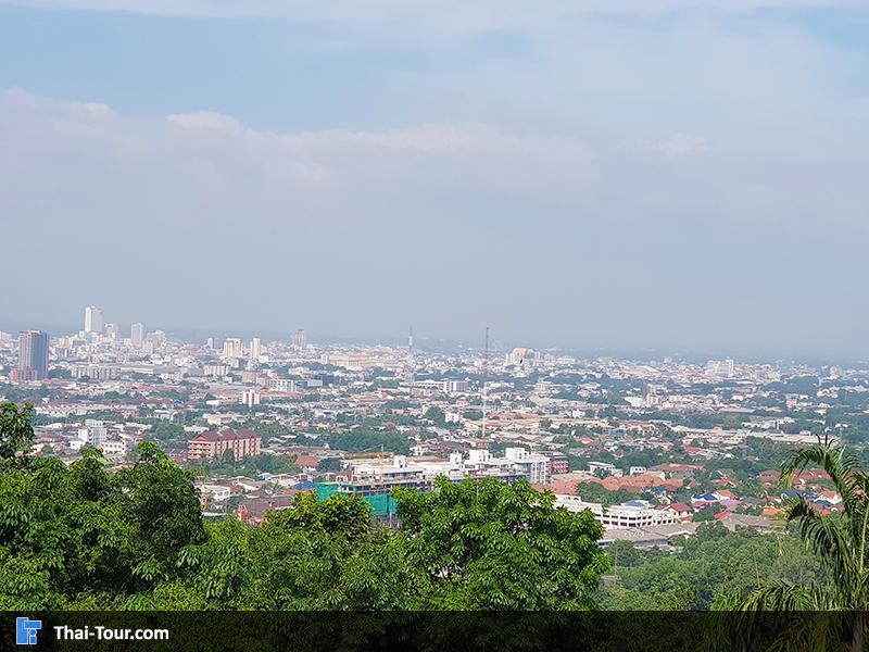 วิว ด้านบนเห็นเมืองหาดใหญ่