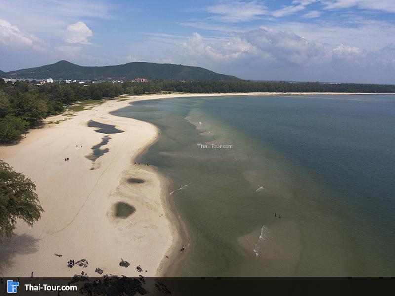 วิวมุมสูงถ่ายหาดสมิหลา