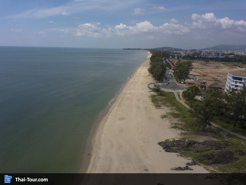 วิวมุมสูงถ่ายหาดสมิหลา