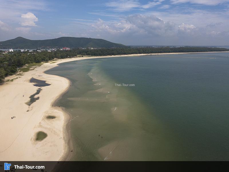 วิวมุมสูงถ่ายหาดสมิหลา
