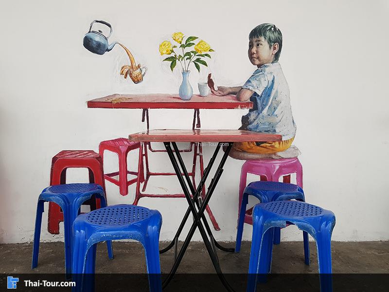 เมืองเบตง โต๊ะเก้าอี้ น่ารักๆ