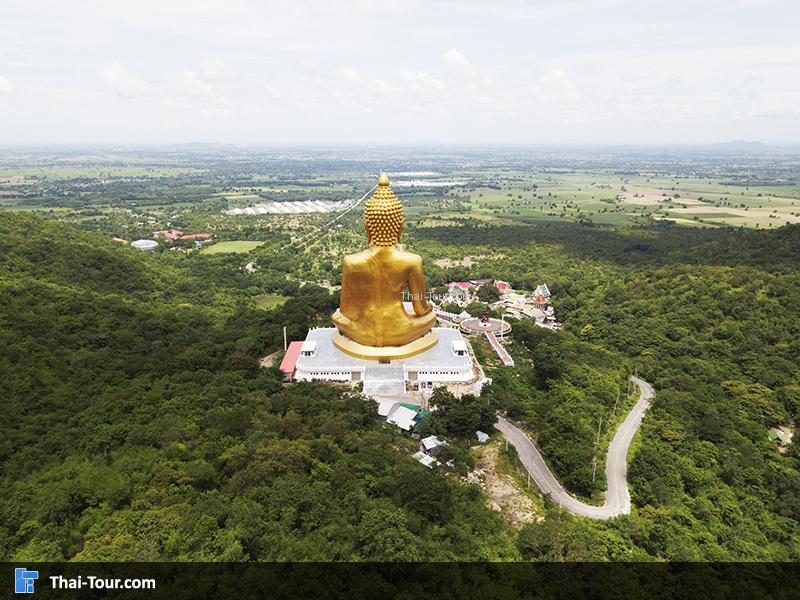 ภาพมุมสูงของ พระปรางค์เชียงแสน