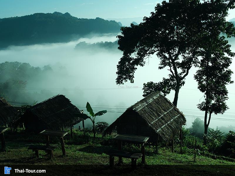 วิวด้านบนจากจุดกางเต้นท์