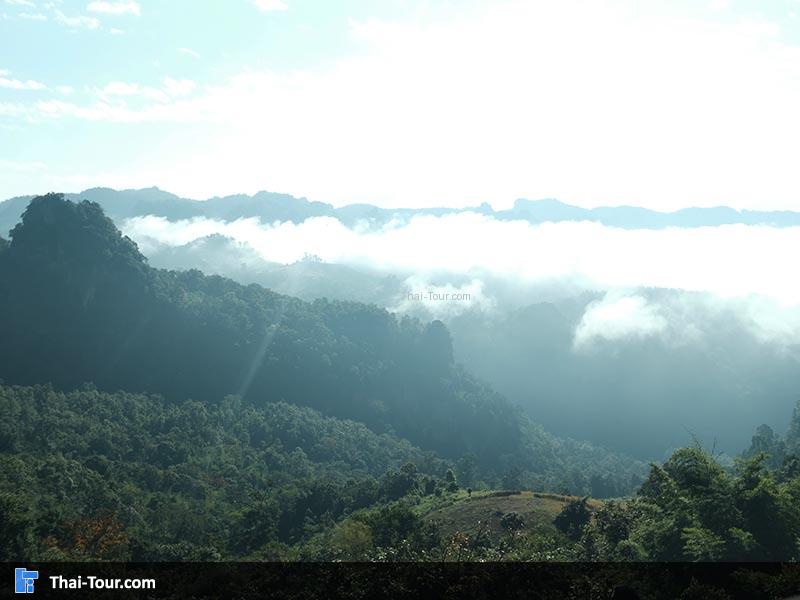 วิวภูเขามองออกไปไกล