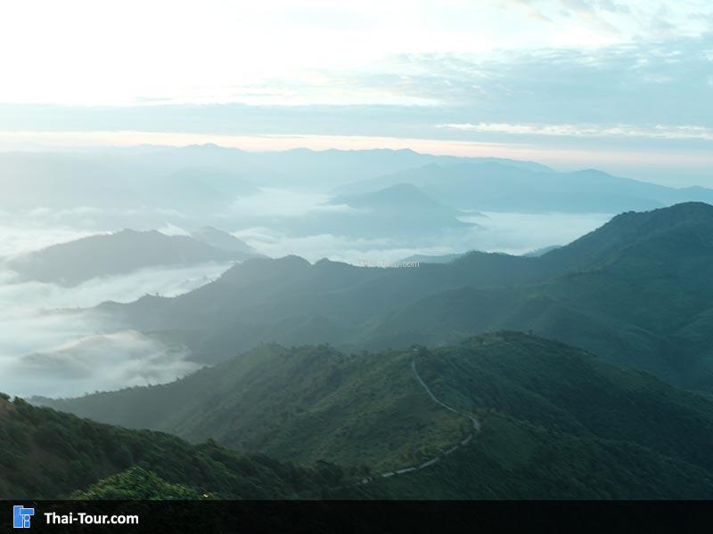 หมอกกับวิวภูเขา