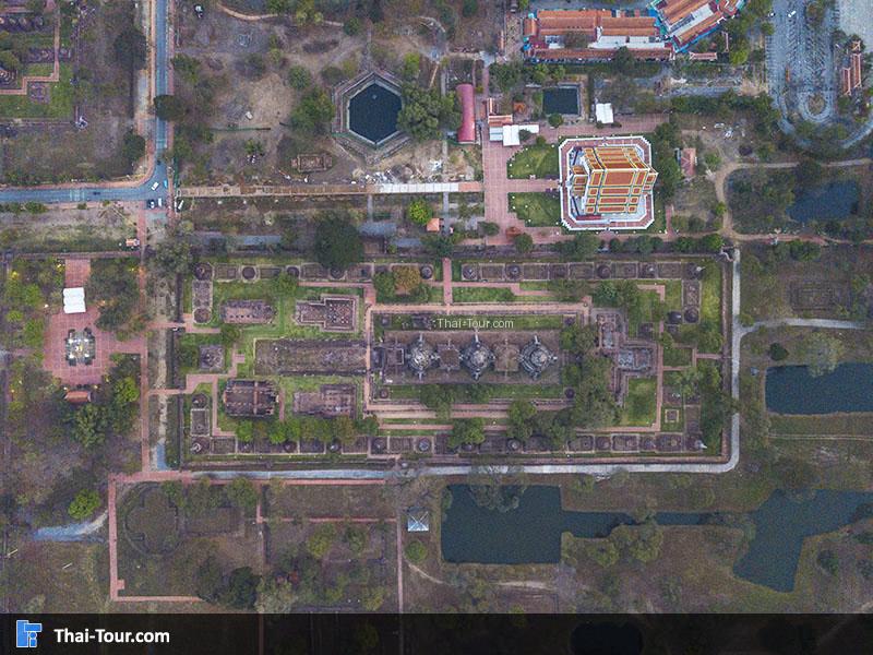 แผนผังเมืองของ วัดพระศรีสรรเพชญ์