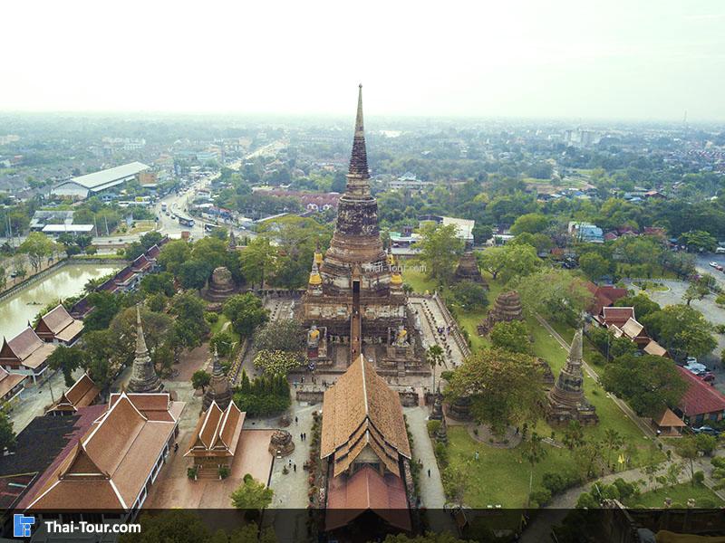 วิวมุมสูง วัดใหญ่ชัยมงคล