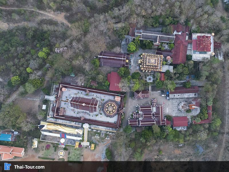 มุมนี้มองเห็น วัดพระธาตุสุโทนมงคลคีรี ที่มีพื้นที่ใหญ่มาก