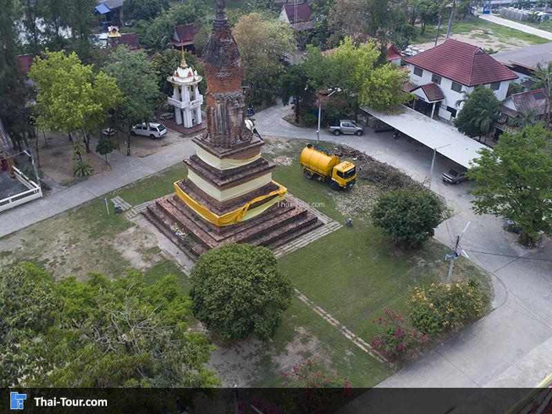 ภาพมุมสูง วัดเจดีย์ทอง พิษณุโลก