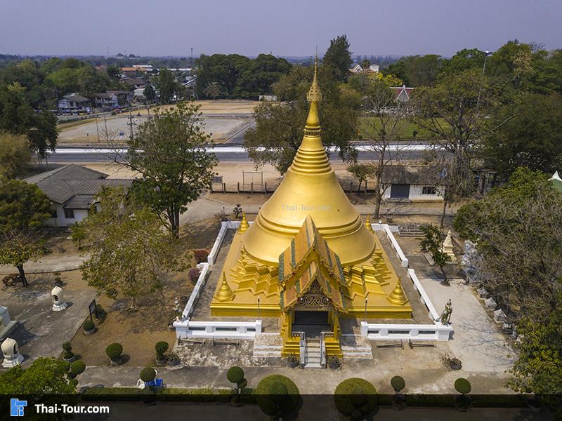 มุมสูงด้านบน วัดโบสถ์มณีศรีบุญเรือง