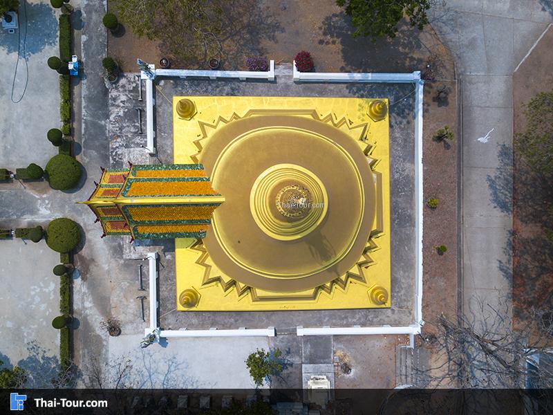 ด้านบนมองตรงกลางมาสวยงามมาก วัดโบสถ์มณีศรีบุญเรือง