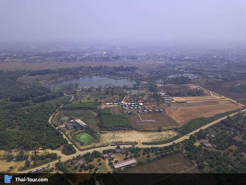 ภาพมุมสูงด้านบน ของวนอุทยานแห่งชาติขุนน้ำนางนอน