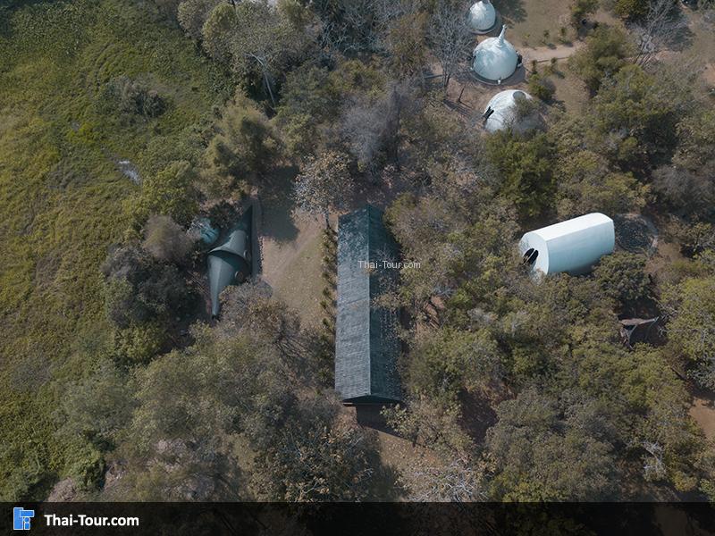 ภาพมุมสูงด้านบน ของ พิพิธภัณฑ์บ้านดำ