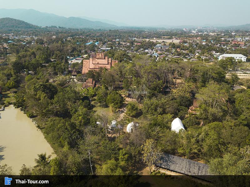 ภาพมุมสูงด้านบน ของ พิพิธภัณฑ์บ้านดำ