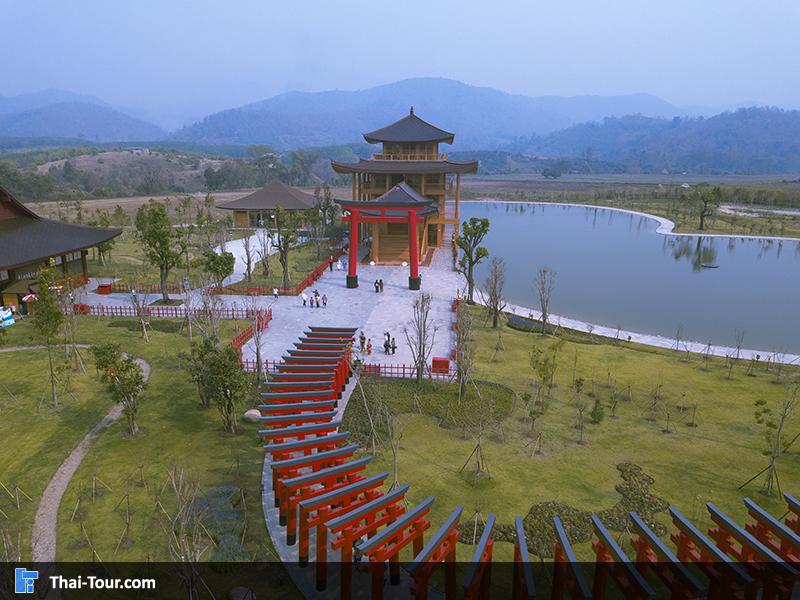 บรรยากาศด้านหลังวิวสวยๆ