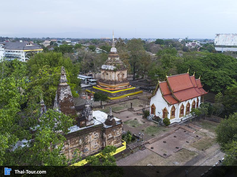 วัดเจ็ดยอด ภาพมุมสูง