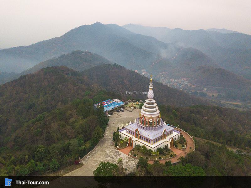 วัดท่าตอน ถ้าโชคดีอาจจะได้เห็นทะเลหมอก