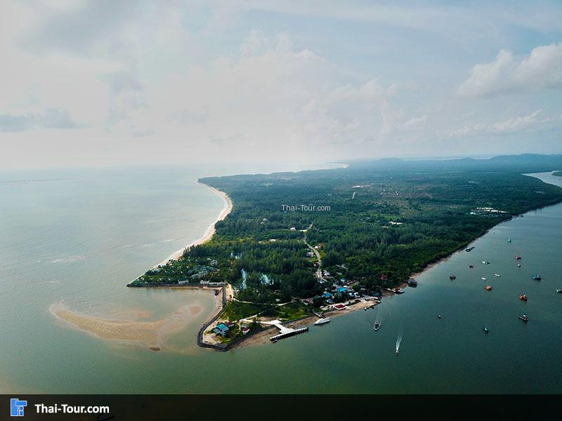 ภาพมุมสูง เกาะคอเขา