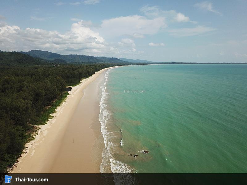ภาพมุมสูงหาดบางสัก