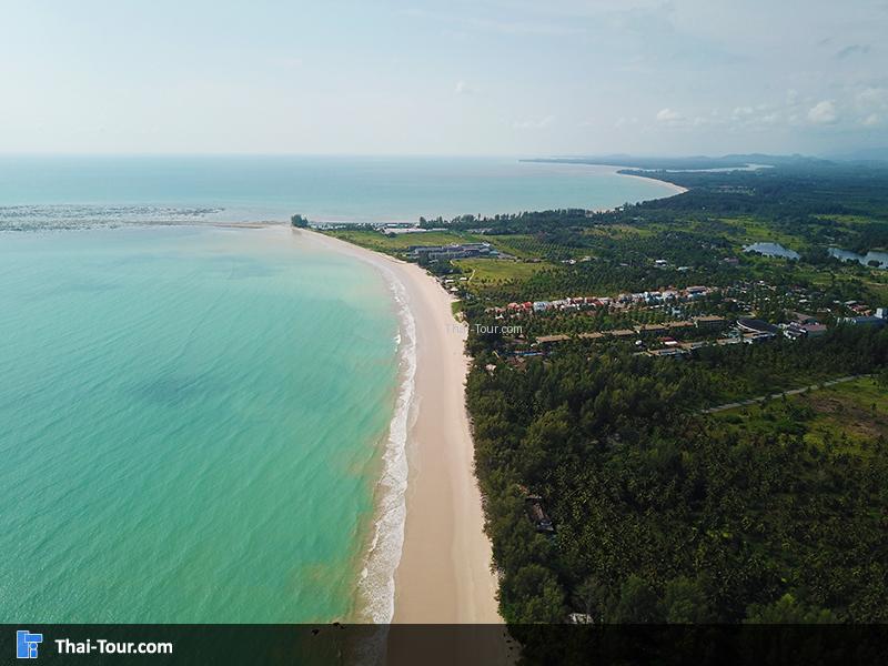 ภาพมุมสูงหาดบางสัก