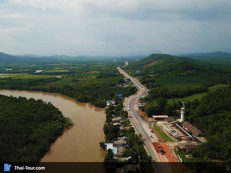 ภาพมุมสูง คอคอดกระ