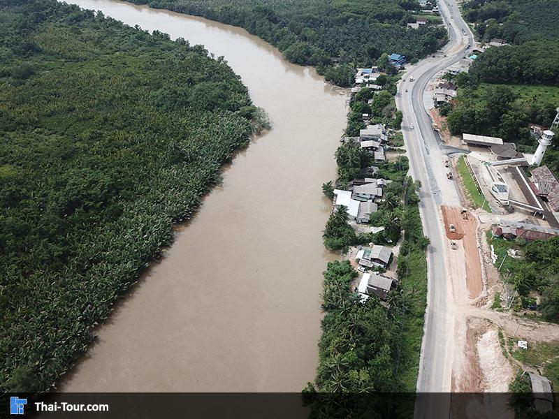 ภาพมุมสูง คอคอดกระ