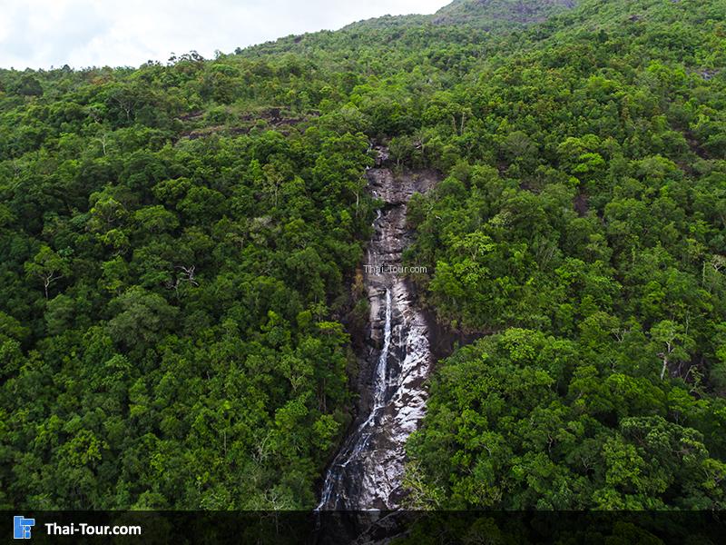 ภาพจากโดรน น้ำตกหงาว