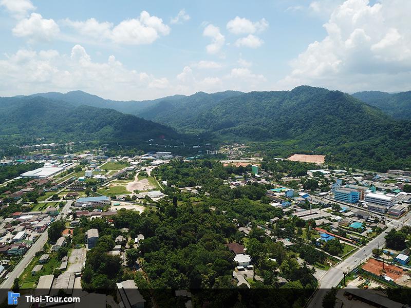 ภาพมุมสูง พระราชวังรัตนรังสรรค์