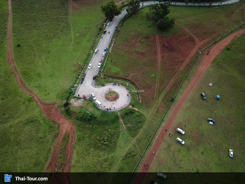 ภาพมุมสูง ภูเขาหญ้า