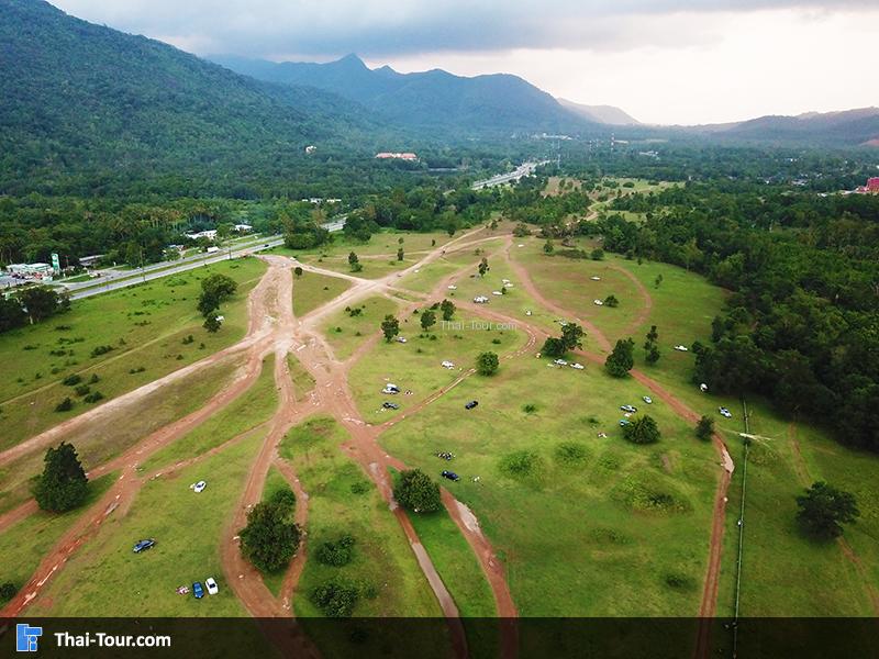 ภาพมุมสูง ภูเขาหญ้า