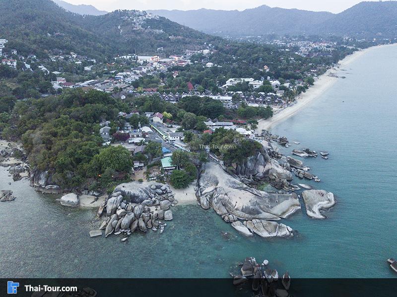 ภาพมุมสูง หินตา หินยาย