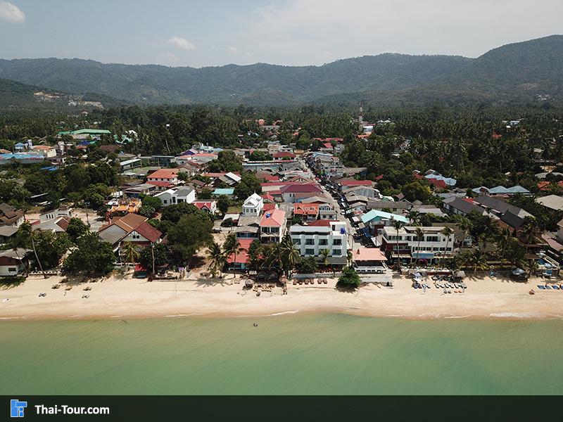 ภาพมุมสูง หาดแม่น้ำ