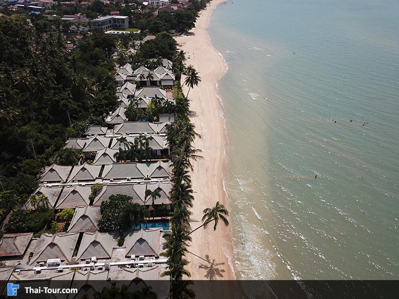 ภาพมุมสูง หาดแม่น้ำ