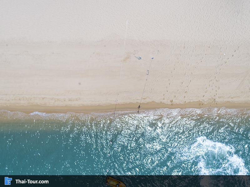 ภาพมุมสูว หาดบ่อผุด