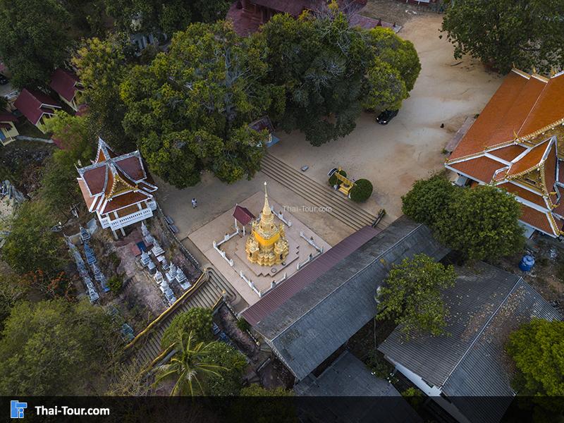 ภาพมุมสูง พระธาตุหินงู