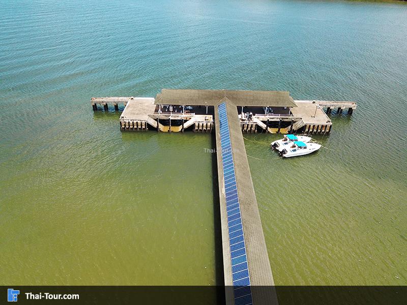 ภาพมุมสูง ท่าเรือคลองจิหลาด