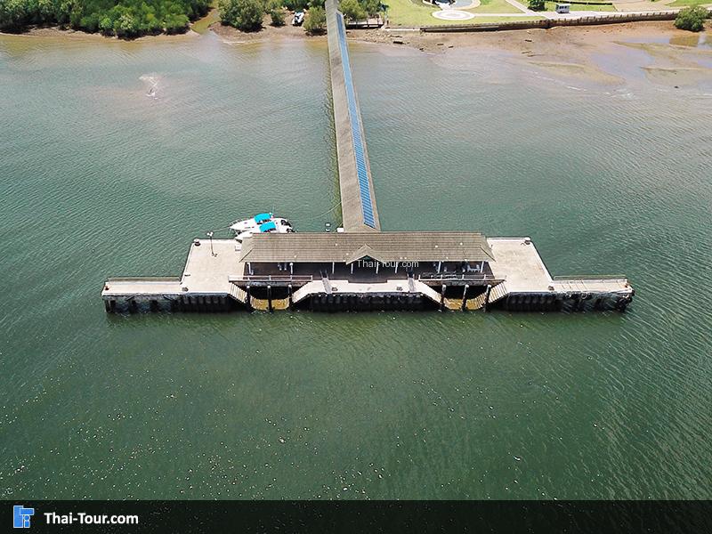 ภาพมุมสูง ท่าเรือคลองจิหลาด