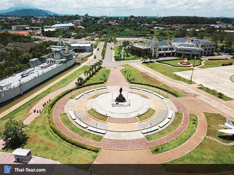 ภาพมุมสูง พิพิธภัณฑ์เรือรบหลวงลันตา